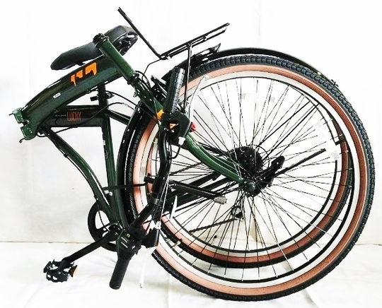 自転車 ストリートコンバート26型緑